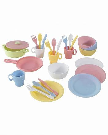 Кухонный игровой набор посуды Пастель 